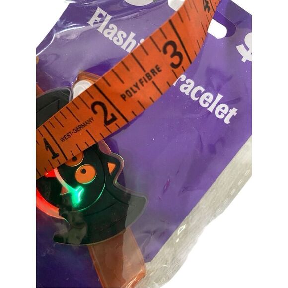 Trick Or Treating Light Reflector Flashing Bat Bracelet - Picture 4 of 9